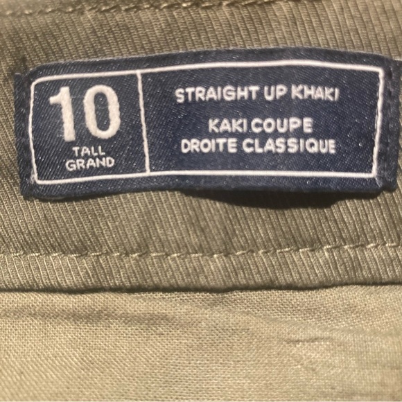 GAP Sz 10T Everyday Straight Up Military Jacket Green Unlined Pockets Pants NEW - Picture 8 of 13